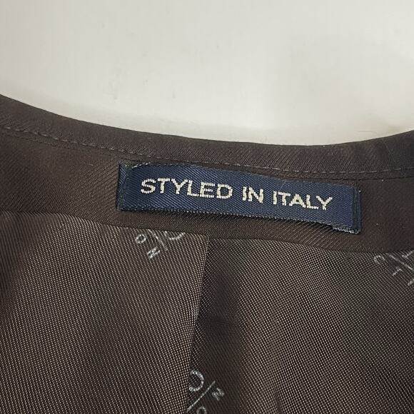 Sergio Valentino Diamond Collection Blazer Men 42R Wool 150’s Italy Old Money - Picture 3 of 8